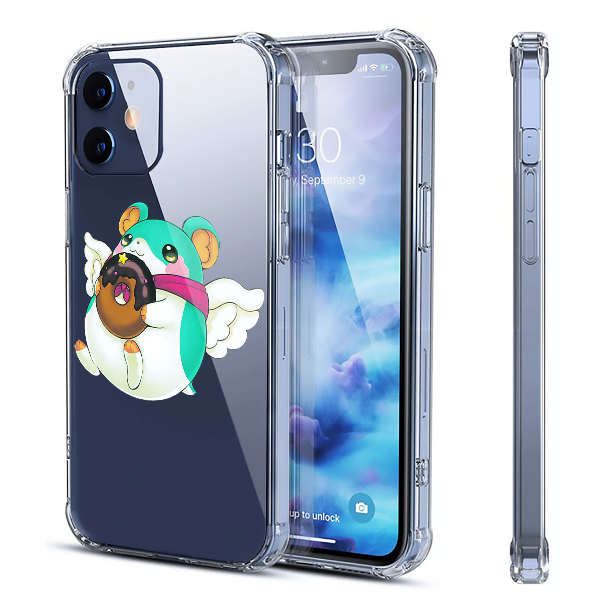 （画像用） 遊☆戯☆王 Yu-Gi-Oh! 【iPhone 12シリーズ対応】透明スマホケース（クリアソフトケース）